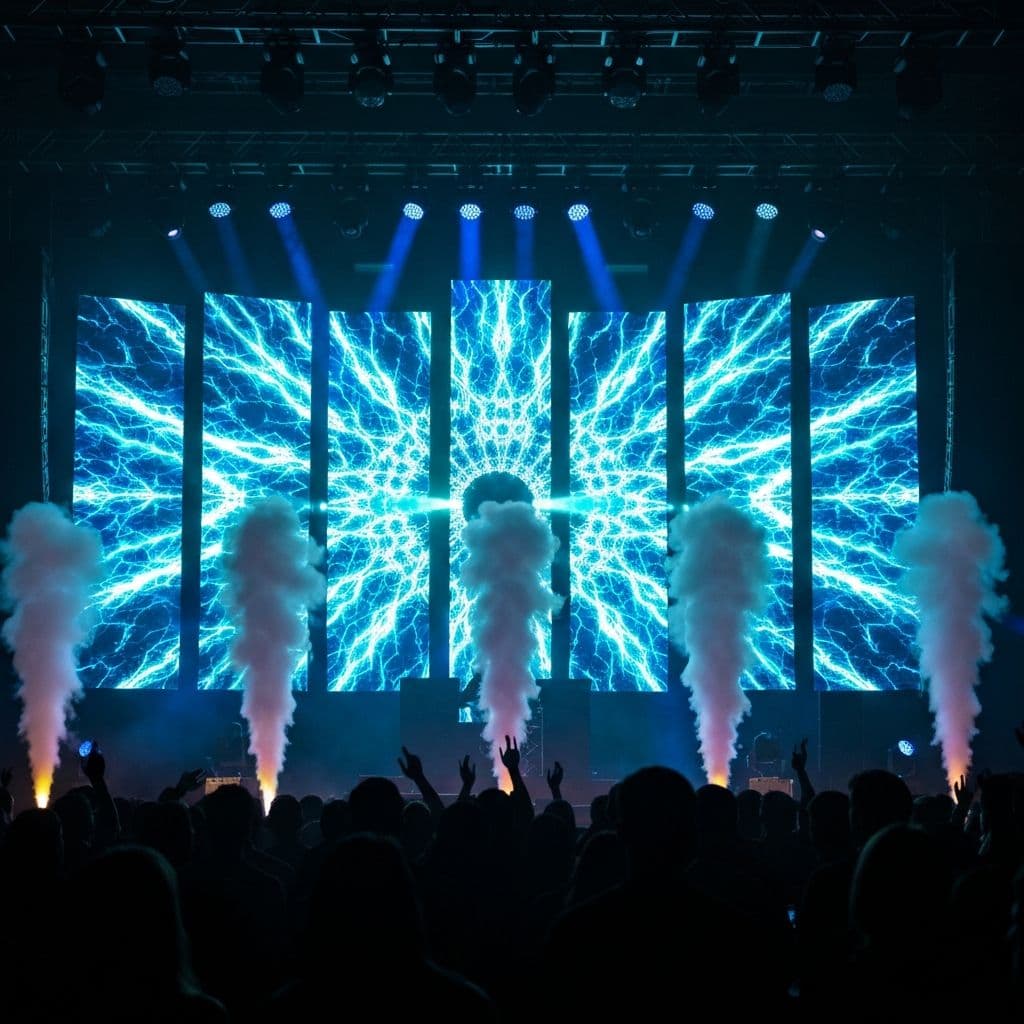 Entertainment LED lighting installation