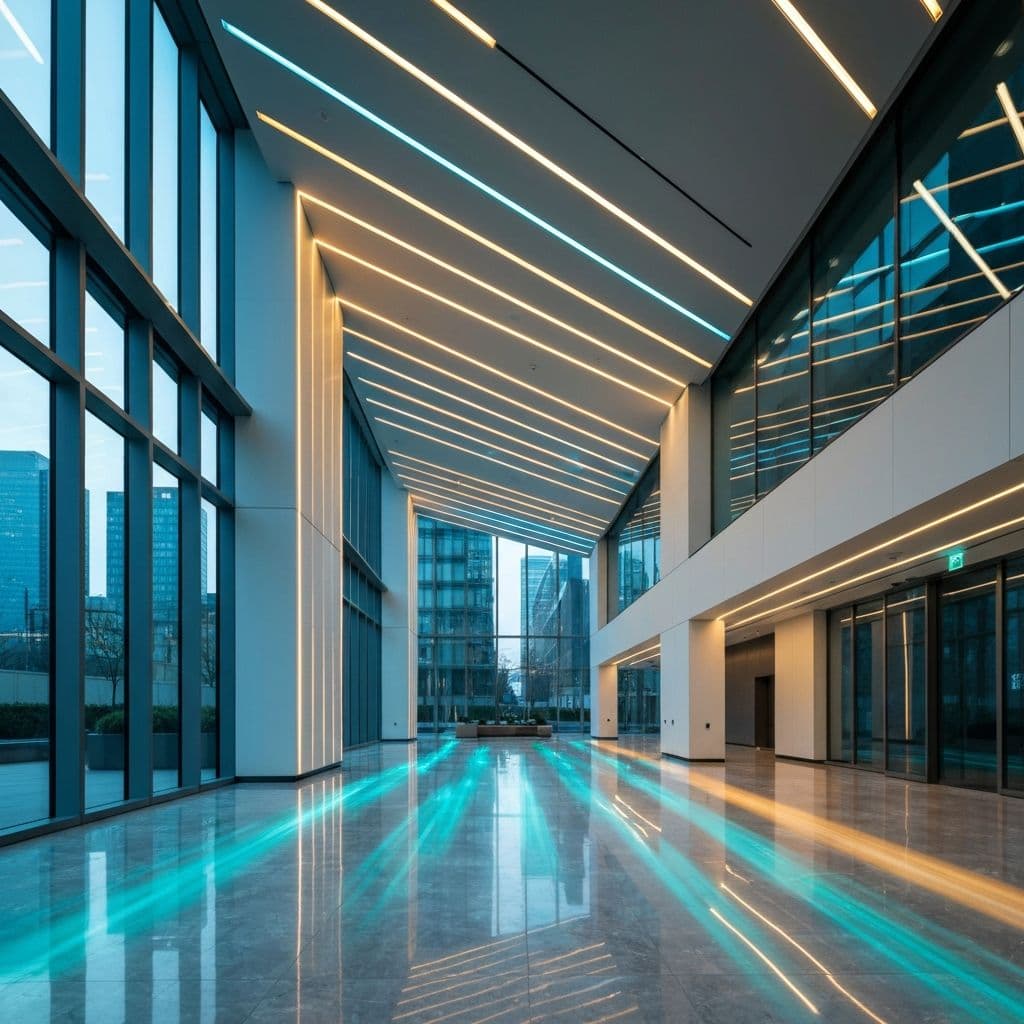 Smart Buildings LED lighting installation